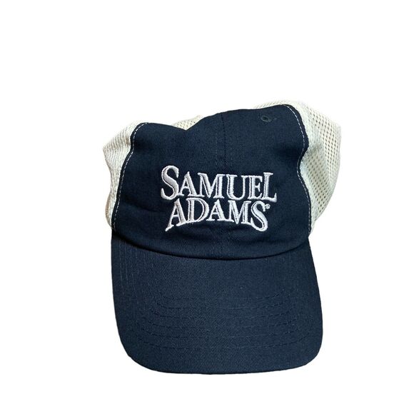 Samuel Adams Beer Hat Cap Spellout For The Love Of Beer Adjustable Mesh - Picture 1 of 2